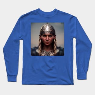 Viking Shield Maiden Long Sleeve T-Shirt